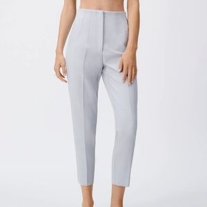 ZARA HIGH-WAISTED PANTS SEA GREEN